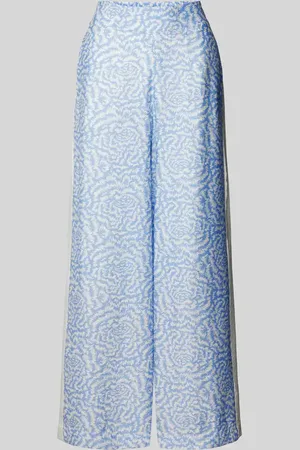 Mos Mosh Wide Leg Stoffhose mit elastischem Bund Modell 
