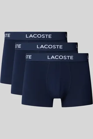 Lacoste Trunks mit elastischem Label-Bund im 3er-Pack in , Größe L