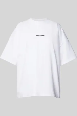 Pegador Oversized T-Shirt mit Label-Print Modell 