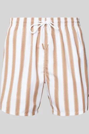 HUGO BOSS Relaxed Fit Badeshorts mit Label-Badge Modell 
