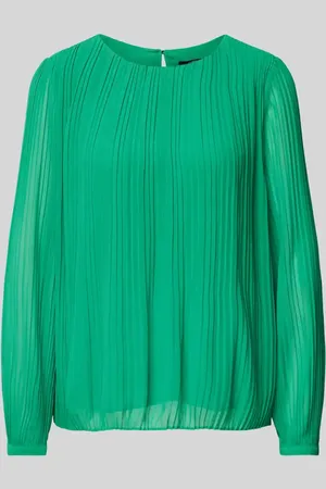 Comma, Relaxed Fit Bluse mit gelegten Falten in , Größe 34