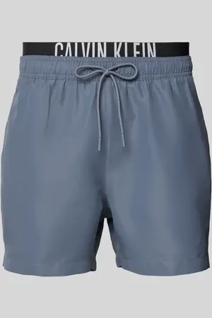 Calvin Klein Badehose mit Label-Print in , Größe L
