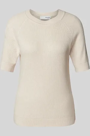 SELECTED Strickshirt mit Rundhalsausschnitt Modell 