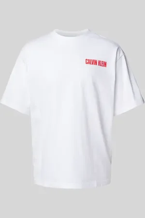 Calvin Klein Oversized T-Shirt mit Label-Print in , Größe L