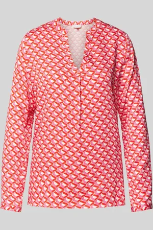 Milano Regular Fit Bluse mit V-Ausschnitt in , Größe 36