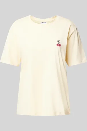 Jake*s Pyjama-Oberteil mit Logo-Stitching in , Größe L