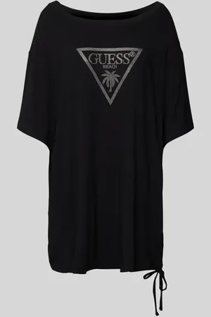 Guess Oversized T-Shirt mit Strasssteinbesatz in , Größe M