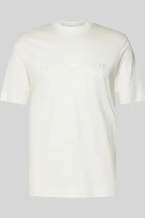 Emporio Armani T-Shirt mit Label-Stitching in , Größe L