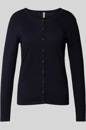soyaconcept Strickjacke mit Rundhalsausschnitt Modell 