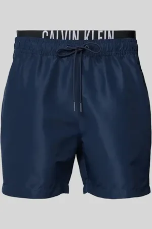 Calvin Klein Badehose mit Label-Print in , Größe L