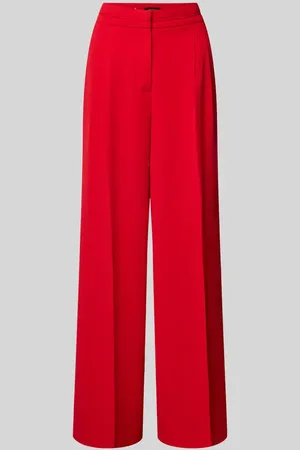More & More Straight Leg Stoffhose mit elastischem Bund in , Größe 38