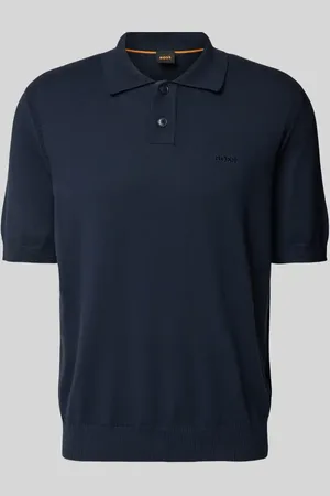 HUGO BOSS Regular Fit Poloshirt mit Label-Stitching Modell 