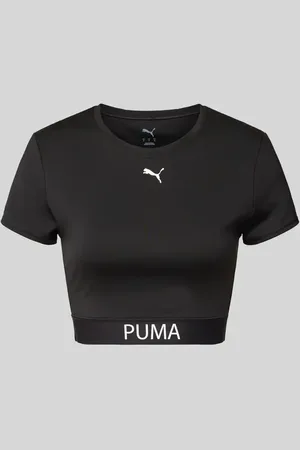 PUMA Cropped T-Shirt mit Logo-Print in , Größe L