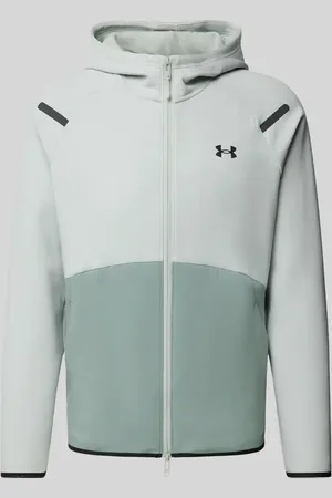 Under Armour Sweatjacke mit Label-Print in , Größe L