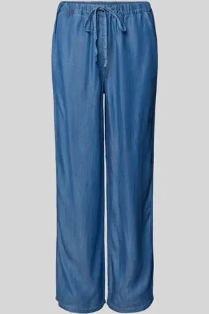 soyaconcept Straight Leg Hose in Denim-Optik Modell 