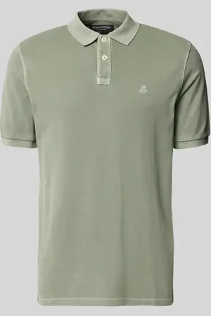 Marc O’ Polo Regular Fit Poloshirt aus reiner Baumwolle mit Logo-Stitching in , Größe L