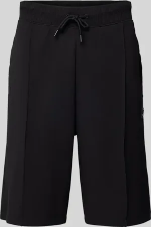 HUGO BOSS Sweatshorts mit Label-Print Modell 
