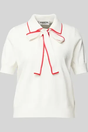 Essentiel Antwerp Strickshirt mit Schleifen-Detail Modell 