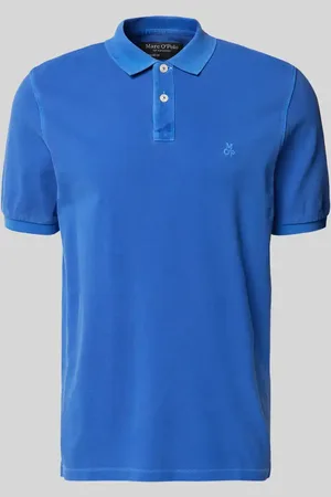 Marc O’ Polo Regular Fit Poloshirt aus reiner Baumwolle mit Logo-Stitching in , Größe L