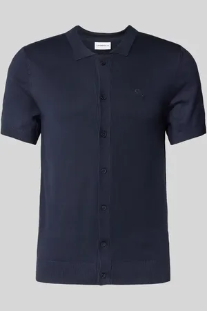 Lindbergh Slim Fit Freizeithemd mit Logo-Stitching Modell 