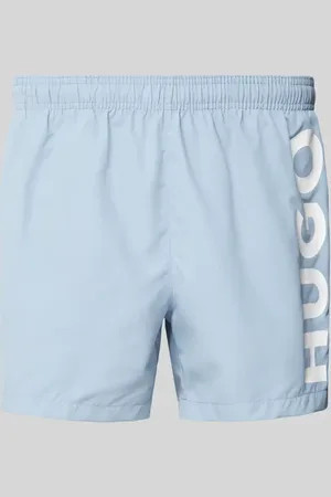HUGO BOSS Relaxed Fit Badeshorts mit Label-Print Modell 