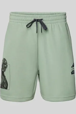adidas Sweatshorts mit elastischem Bund in , Größe L