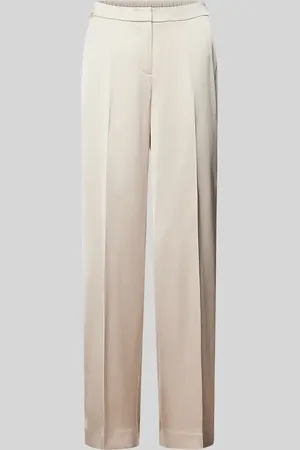 Comma, Straight Leg Stoffhose mit elastischem Bund in , Größe 34