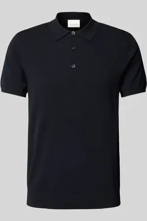 Profuomo Regular Fit Poloshirt mit elastischen Abschlüssen in , Größe L