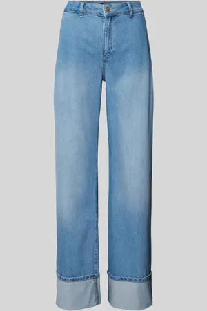 More & More Relaxed Fit Jeans mit seitlichen Eingrifftaschen in , Größe 34