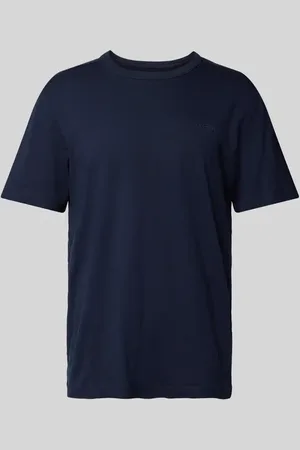TOM TAILOR Regular Fit T-Shirt aus reiner Baumwolle mit gummiertem Logo-Print in , Größe L