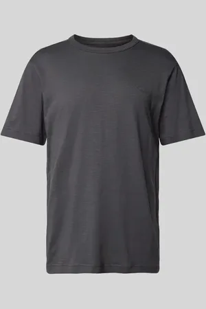 TOM TAILOR Regular Fit T-Shirt aus reiner Baumwolle mit gummiertem Logo-Print in , Größe L