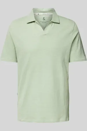 Colours & Sons Slim Fit Poloshirt mit Reverskragen in , Größe L