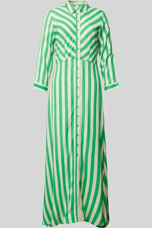 Y.A.S Maxikleid mit durchgehender Knopfleiste Modell 