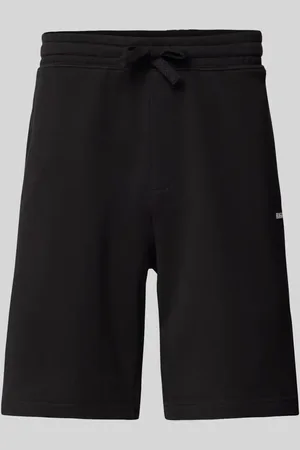HUGO BOSS Sweatshorts mit Label-Print Modell 