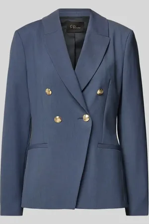 QS by s.Oliver Slim Fit Blazer mit doppelreihigem 2-Knopf-Verschluss in , Größe 34