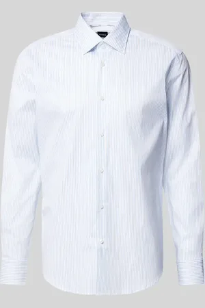 HUGO BOSS Regular Fit Business-Hemd mit Knopfleiste in , Größe 41