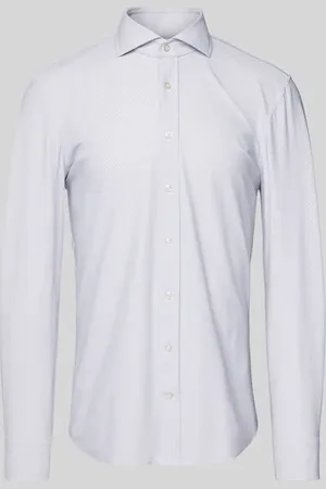 Baldessarini Slim Fit Business-Hemd mit Haifischkragen Modell 