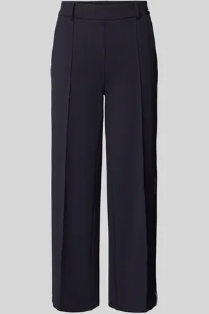 Cambio Straight Leg Stoffhose mit verkürztem Schnitt Modell 