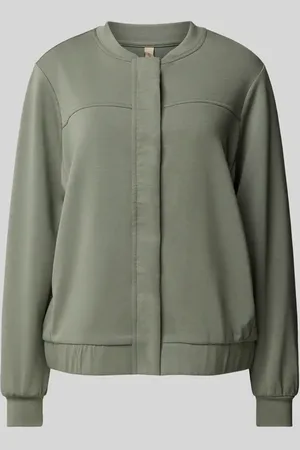 soyaconcept Sweatjacke mit Druckknopfleiste Modell 