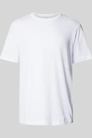 TOM TAILOR Regular Fit T-Shirt aus reiner Baumwolle mit gummiertem Logo-Print in , Größe L