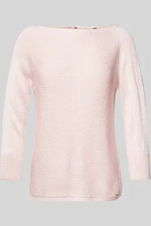 More & More Strickpullover mit U-Boot-Ausschnitt in , Größe 34