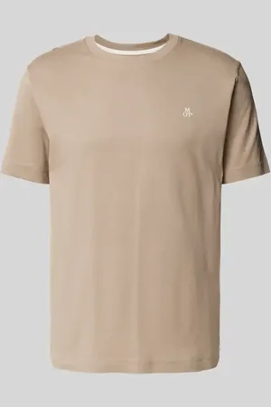 Marc O’ Polo Regular Fit T-Shirt aus reiner Baumwolle mit Logo-Print in , Größe L