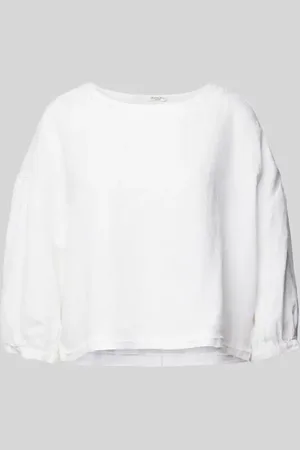Christian Berg Relaxed Fit Leinenbluse mit 3/4-Arm in , Größe 40