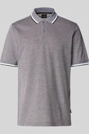 Bugatti Poloshirt mit Label-Detail in , Größe L