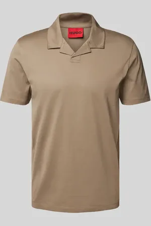 HUGO BOSS Poloshirt mit V-Ausschnitt Modell 