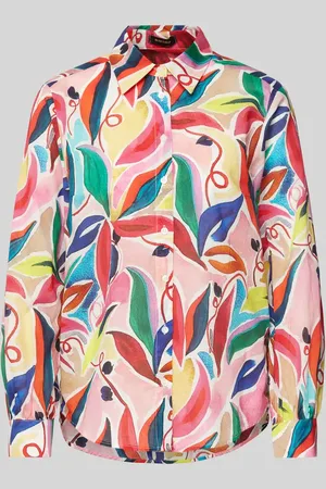 More & More Regular Fit Bluse mit durchgehender Knopfleiste in , Größe 34