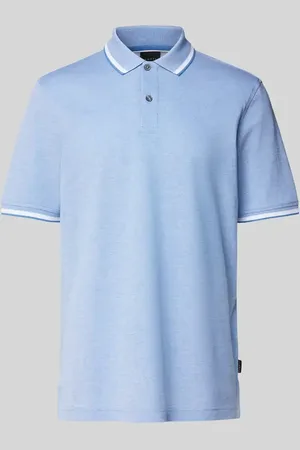 Bugatti Poloshirt mit Label-Detail in , Größe L