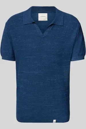 Colours & Sons Regular Fit Poloshirt mit V-Ausschnitt in , Größe L