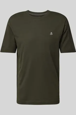 Marc O’ Polo Regular Fit T-Shirt aus reiner Baumwolle mit Logo-Print in , Größe M
