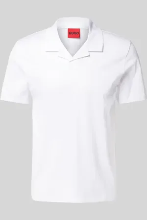 HUGO BOSS Poloshirt mit V-Ausschnitt Modell 